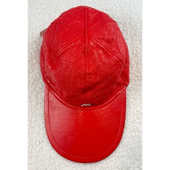 COURRÈGES • Red/White Vinyl Logo Baseball Hat - Picture 8 of 15